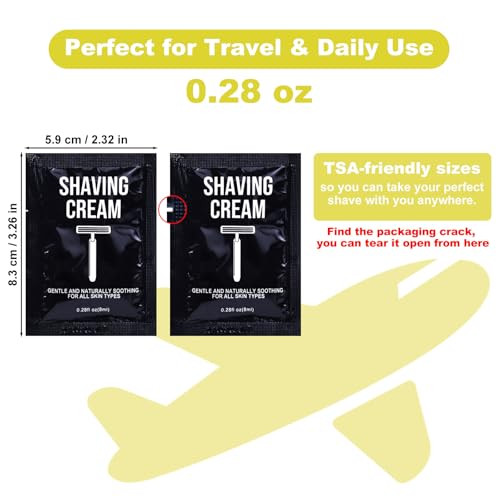 Disposable Razors in Bulk Razors and Shaving Cream Bulk,Shave Kit in Bulk Twin Blade Razors with Protective Cap for Hotel, Airbnb, Homeless, Shelter, Camping and Travel (120)