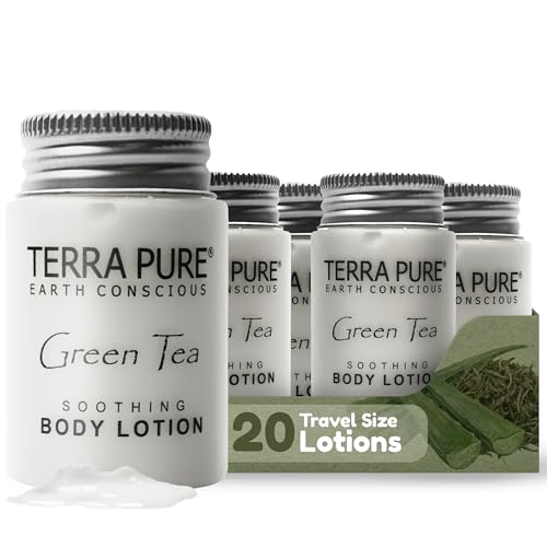Travel Size Body Lotion Set - 20 Pack 1 oz Eco-Friendly Toiletries