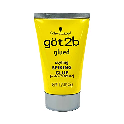 Got2B Water-Resistant Hair Styling Glue 6 Pack, 1.25 oz Unisex