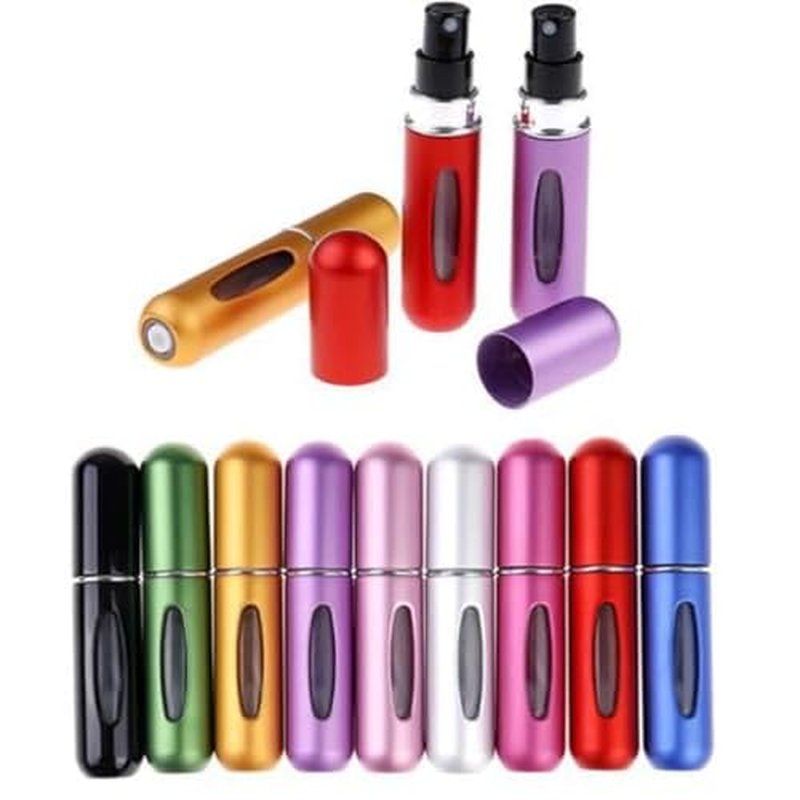 13 PcsPortable Perfume Travel Refill Bottle 5ml Refillable Cosmetic Spray Bottles Perfume Spray Bottle,Ideal For Travel And on The Go Multicolor