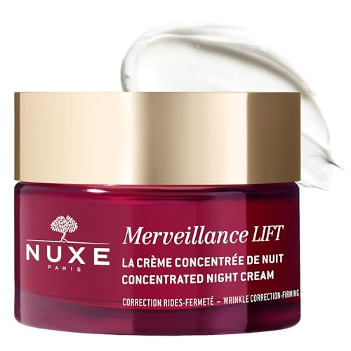 Nuxe Merveillance Lift Firming Night Cream - Anti-Aging Face Moisturizer, 1.7 Oz