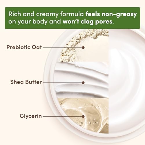 Aveeno Daily Moisturizing Cream with Prebiotic Oat & Shea Butter - 20 oz Pack of 2