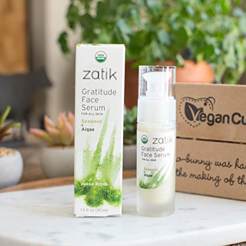 Seaweed & Algae Face Serum - Hydrating Organic Skin Care with Wrinkle Softening - 1 Fl Oz (Pack of 1)
