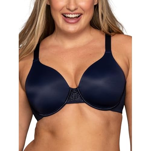 Vanity Fair Women's Beauty Back Smoothing Strapless Bra, 4-Way Stretch Fabric, Lightly Lined Cups up to H