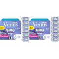 Gillette Venus Deluxe Smooth Swirl Womens Razor Blade Refills,Moisture Ribbon to Protect Against Irritation,Holiday Gifts for Women,6 Count (Pack of 2)
