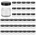 Hoa Kinh 2oz Clear Glass Jars with Lids - 40 Pack, Leak-Proof Storage Containers