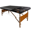 PU Leather Massage Table Cover Protector Wipeable Massage Bed Cover Made of 4-Ways Elastic 100% Waterproof Material, Machine Washable, Fit Rectangular Tables 28-32" Wide (Black, 1Pcs)