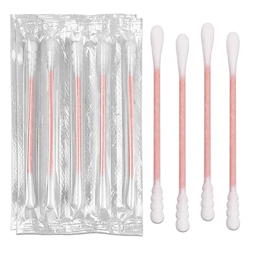 1000 Pack Cotton Swabs - Individually Wrapped Ear & Makeup Cotton Tips