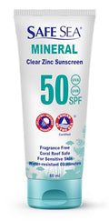 Safe Sea Zinc Oxide Sunscreen SPF50 Travel Size 2Oz Reef Safe Face & Body Lotion