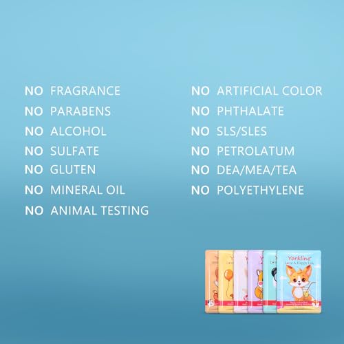 Animal Facial Mask Sheet Skincare for Adults and Children, Facial Mask Sheet for Present, Spa Party, Birthday Party, Holiday, Made with Cotton (6 Pieces)