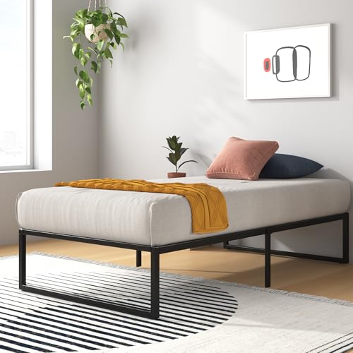Twin Zinus Lorelei 14-Inch Metal Platform Bed Frame with Underbed Storage - Small Box Edition