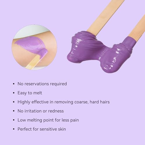 3-Pack Hard Wax Beads for Hair Removal - Coarse & Sensitive Skin, Multi-Color