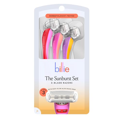Billie Disposable Razors for Women - The Sunburst Set