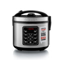 Gourmia 10-Cup Uncooked / 20-Cup Cooked Stainless Steel Rice Cooker & Steamer