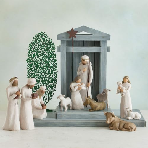 Willow Tree Nativity Three Wisemen Hand-Painted Resin Figures - Christmas Decor
