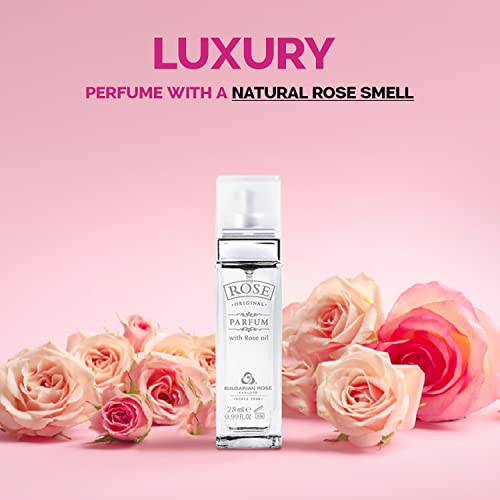 Bulgarian Rose Perfume - Natural Parfum with Essential Oils - Unisex 28ml