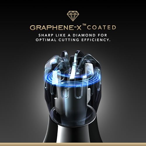 Blade & Stone¢â NS502-DN Nose & Ear Trimmer 2.0 | Graphene-X¢â Blade | High-Velocity Low-Noise Motor | Patented Rotary Blade Design | Skin-Friendly, Tug-Free Performance, Detachable Head - Dark Night