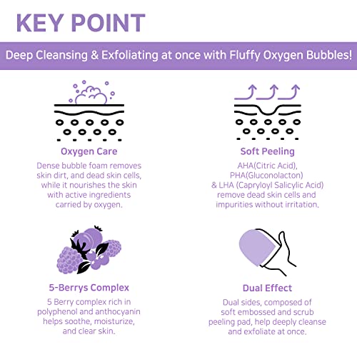 Gentle Touch Bubble Peeling Body Pad Set - Exfoliating Mitts for Body, 5 Pads