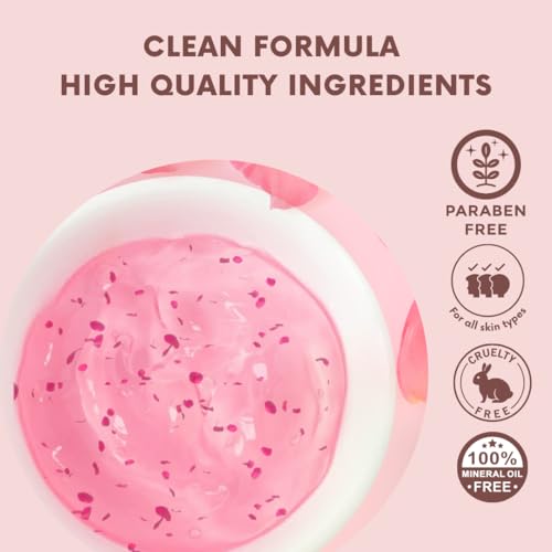 Pilgrim Korean Rice Water Hydra Glow Moisturizer | Lightweight Gel Cream with 5 Hyaluronic Acids & 3% Niacinamide | 3.52 Oz (100g)