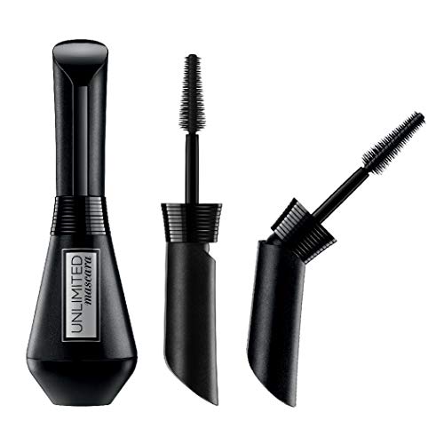 L¡¯Or?al Paris Makeup Unlimited Lash Lifting and Lengthening Washable Mascara, Blackest Black