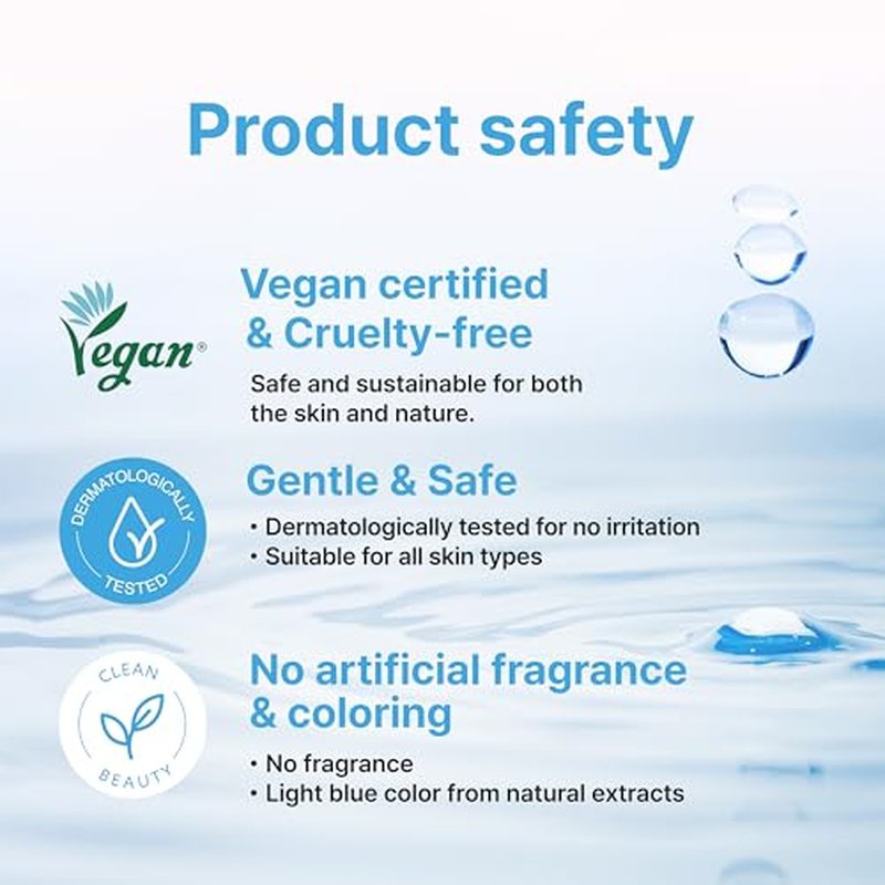 Face Republic Hydro Boost Solution Serum 45ml 1.52 fl oz | Hyaluronic acids, Adenosine | Hydrating, Refining | Anti-wrinkle | No Artificial Color | For Dry, Sensitive Skin | Vegan Korean Skin Care