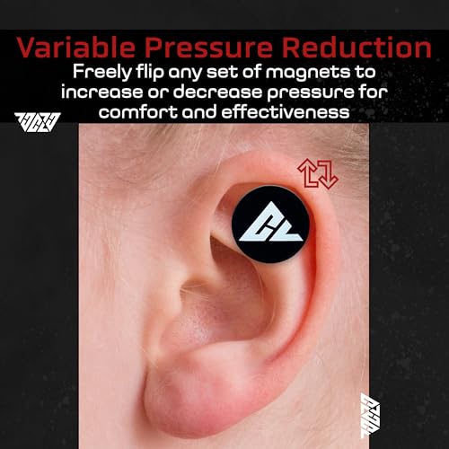 Cauliflower Ear Magnet Set - 6 Reversible Magnets + Pressure Discs & Sizes - Ear Injury Treatment & Prevention Kit - Variation of THIS listing