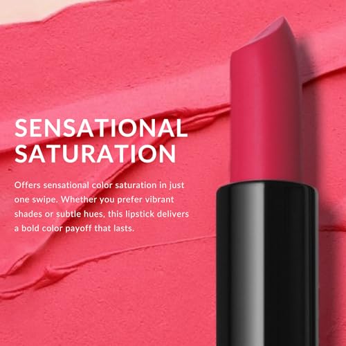 Color Me Beautiful Soft Plum Lipstick - Vibrant Hydrating Creamy Lip Color