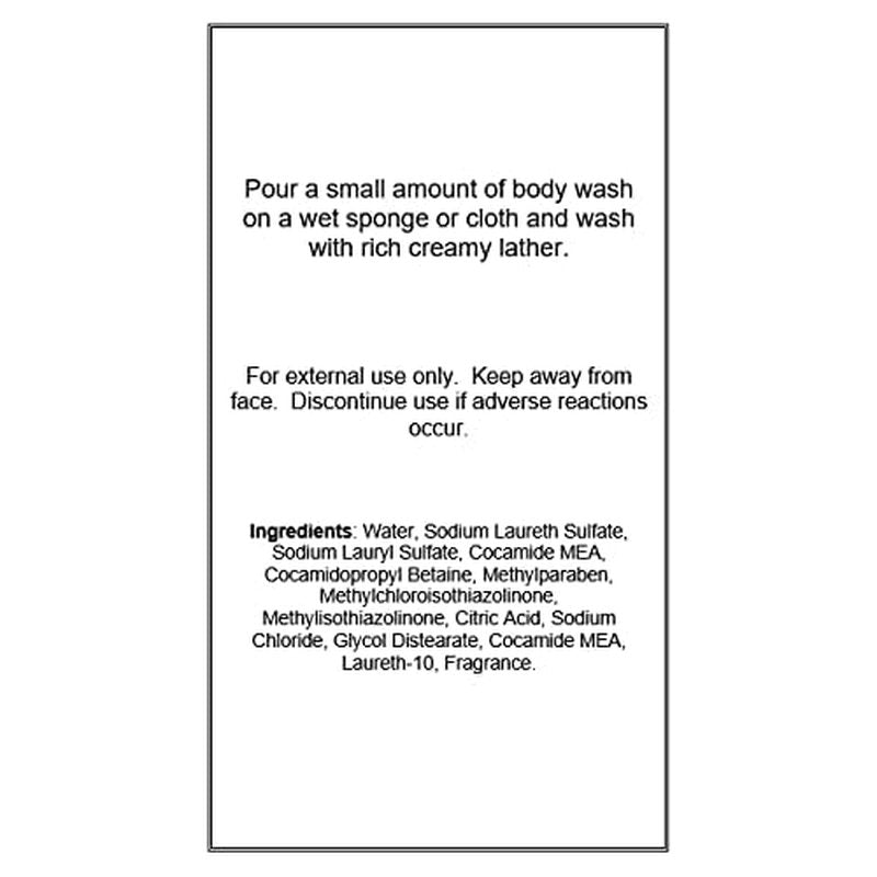 Eclectic Lady Liquid Pearl Body Wash - Baby Powder Scent 3-in-1 Use For Bubble Bath, Hand Soap & Body Wash, Phthalate-Free Baby Powder Fragrance, Handcrafted in USA (16 oz)