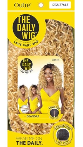 Synthetic Lace Front Wig with Hand-Tied Part for Women - Deandra S1B/30