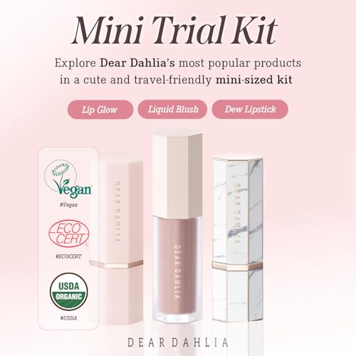 Mini Makeup Kit with Lip & Cheek Products - Travel Size, Gift Set
