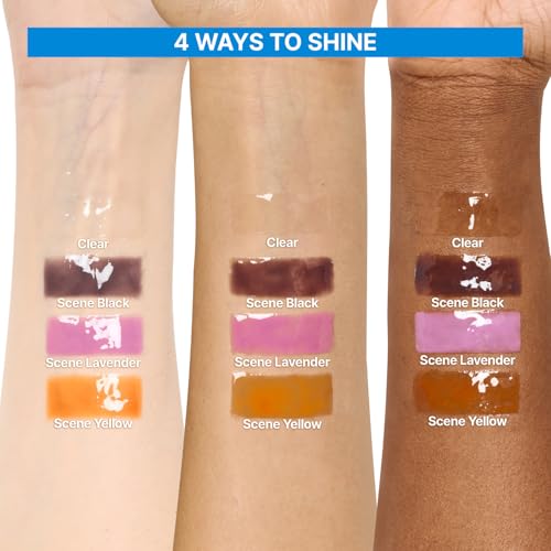 fwee 3D Changing Gloss | 01 Scene Black | Lip Gloss for changing color, Layering Gloss, Long-lasting & Plumping, Glossy | 5.6g