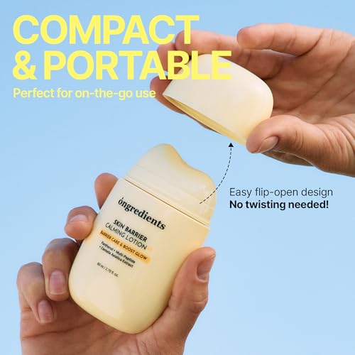 ONGREDIENTS Skin Barrier Calming Lotion with GHK-Cu Peptide for Gua Sha & Face Massage 80ml