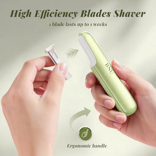 Dermaplane Razor for Women Face & Body Hair Removal - Green Variation