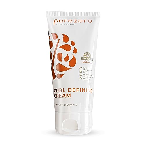Curl Cream for Defined Moisturized Curls - Vegan & Sulfate-Free 6oz Duo