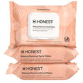 Facial Makeup Remover Wipes Hypoallergenic Fragrance-Free 90 Count - Pack of 1 or 3
