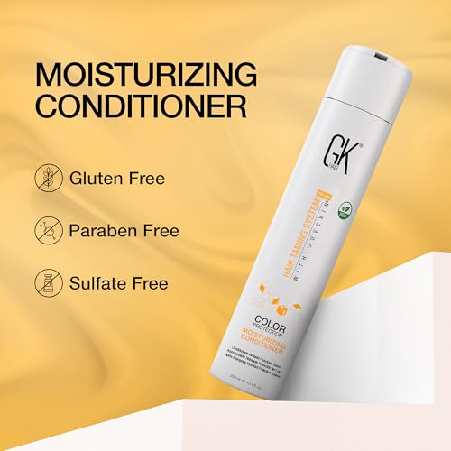 GK HAIR Hydrate Moisturizing Conditioner for Dry Damaged Colored Hair Protection Deep Conditioning with Argan Oil Keratin Frizz Control Smooth Healthy All Hair Sulfate Free Women and Men ? 10.1 Ounce