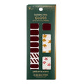 Gel Nail Strips - Long Lasting Gel Manicure with Festive Gingerbread & Candy Cane Designs