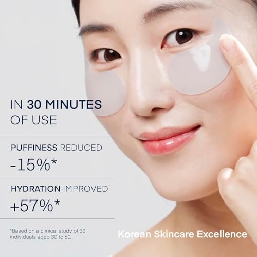 Hydrating SPF 50 Face Sunscreen & Eye Patches Duo - Water-Resistant, Soothing, Broad Spectrum Protection