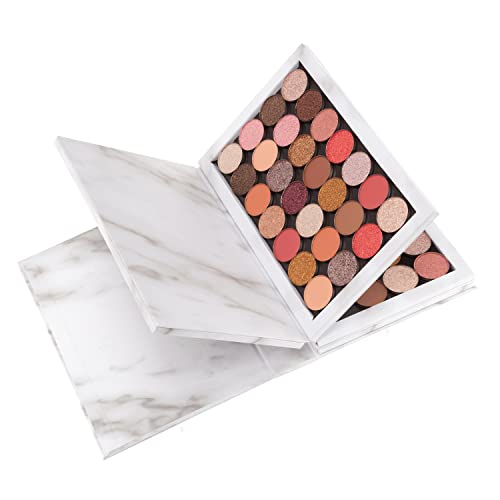 Allwon 4-Layer Magnetic Makeup Palette | Large Book-Shaped Storage for Eyeshadow, Lipstick, Blush, Powder
