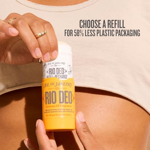 Natural Aluminum-Free Deodorant Refill Cartridge - Keeps You Cheirosa All Day