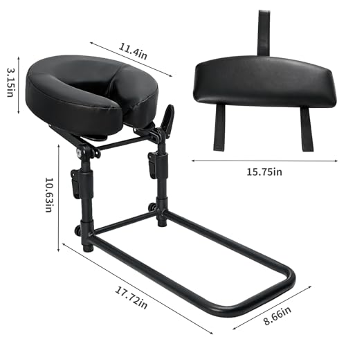 Adjustable Bed Massage Headrest with Arm Rest & Face Cradle for Home Therapy