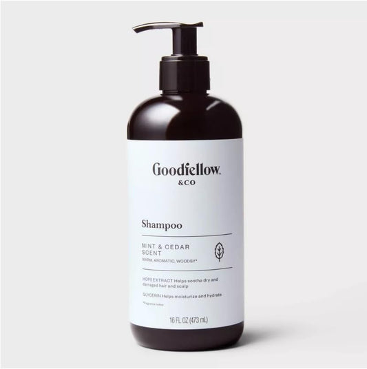 Goodfellow & Co Moroccan Mint & Cedar Shampoo, 16 fl oz (Pack of 1)