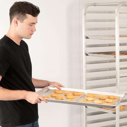 Hardura 18x26 Inch Aluminum Baking Sheet Pan - 6 Pack - Commercial & Home Use