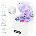 Pozlle Ultrasonic Retainer Cleaner Machine White-1 49kHz Dental & Oral Appliance Cleaner