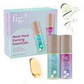 Fig.1 Evening Essentials Skincare Duo, Micellar Oil Cleanser & Retinol Night Cream, Gentle Makeup Remover Cleansing Oil & Anti Aging Night Cream, Deeply Cleanse & Visibly Reduce Wrinkles 2x30ml Minis
