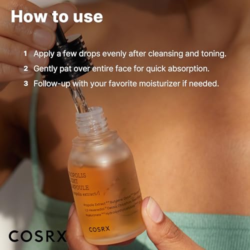 COSRX 73% Propolis Light Ampoule for Sensitive Skin, Anti-Aging, 1oz