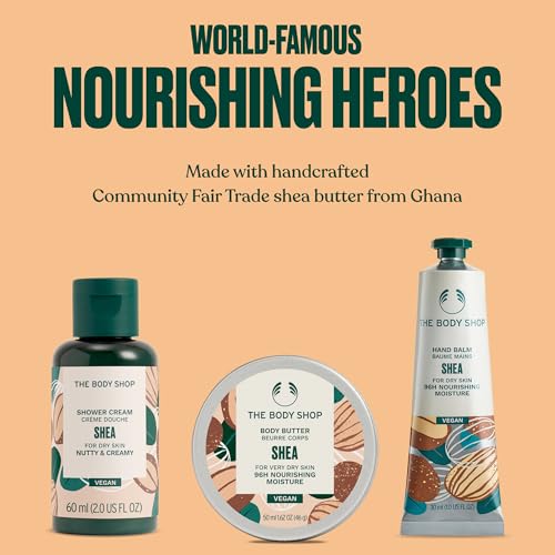 Shea Butter Gift Set - 3-Piece Scented Body Care Routine for Dry Skin