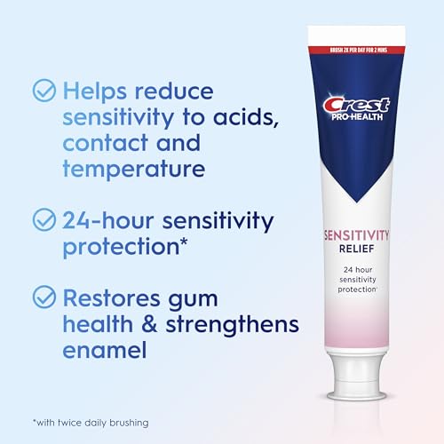 Crest Sensitivity Toothpaste 14.4 oz - Relieves Sensitivity, Strengthens Gums