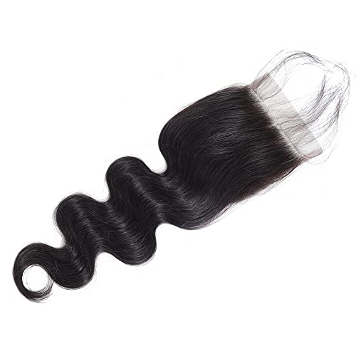 4x4 Transparent HD Lace Closure - Body Wave 16 Inch Virgin Human Hair