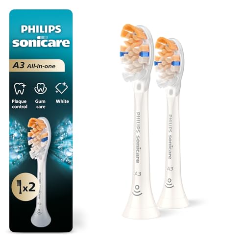 Philips Sonicare A3 All-in-One Toothbrush Head 2-Pack White - 6 Month Supply